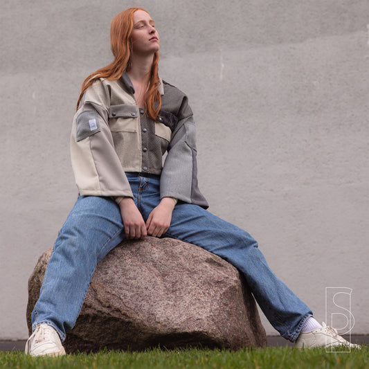 Unikat Zero-Waste Jacke Zerwi01.