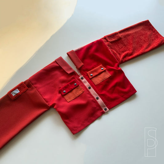 Unikat Zero-Waste Jacke Zerwi06.
